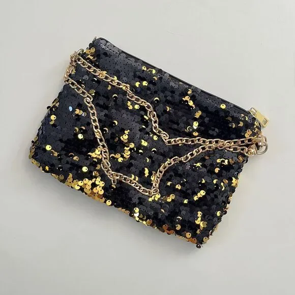 Olivia Miller Gold‎ black sequins - Picture 2 of 7